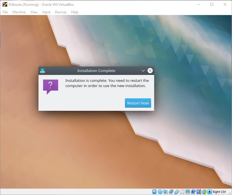 kubuntu installation